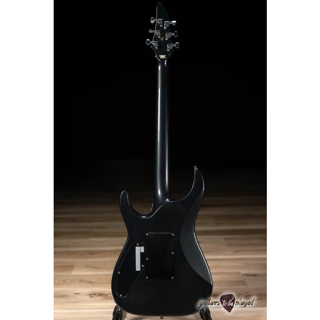 ESP Horizon FR CTM Burl Top Floyd Rose Guitar w/ Case – See Thru Black Burst