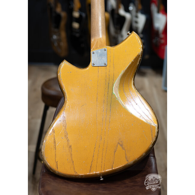 Novo Custom Miris H2 Semi-Hollow Chunky C w/ Fralin Pure PAF's – Gold Top Gold