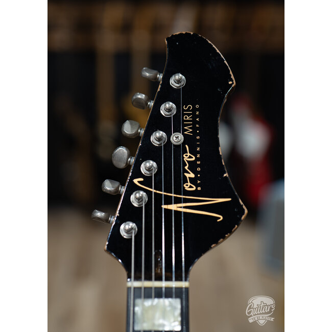 Novo Custom Miris H2 Semi-Hollow Chunky C w/ Fralin Pure PAF's – Gold Top Gold