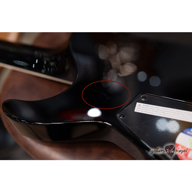 ESP LTD JH-600 CTM Jeff Hanneman Signature EMG Guitar w/ Case – Black (Demo)