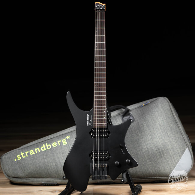 Strandberg Boden Essential 6 Headless Guitar - Black Granite