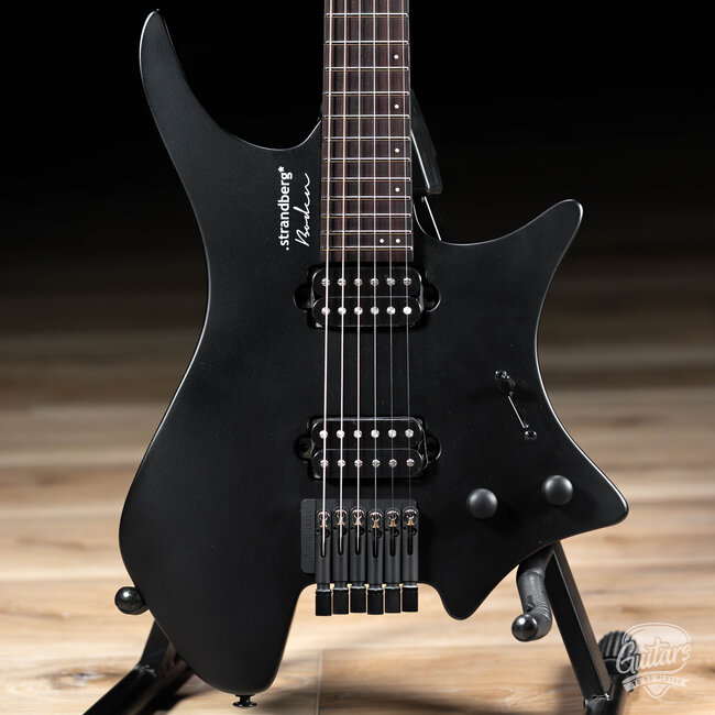 Strandberg Boden Essential 6 Headless Guitar - Black Granite