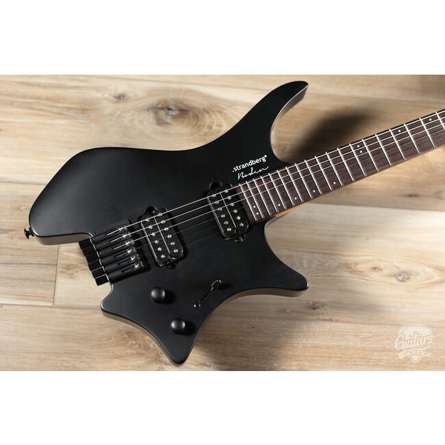 Strandberg Boden Essential 6 Headless Guitar - Black Granite