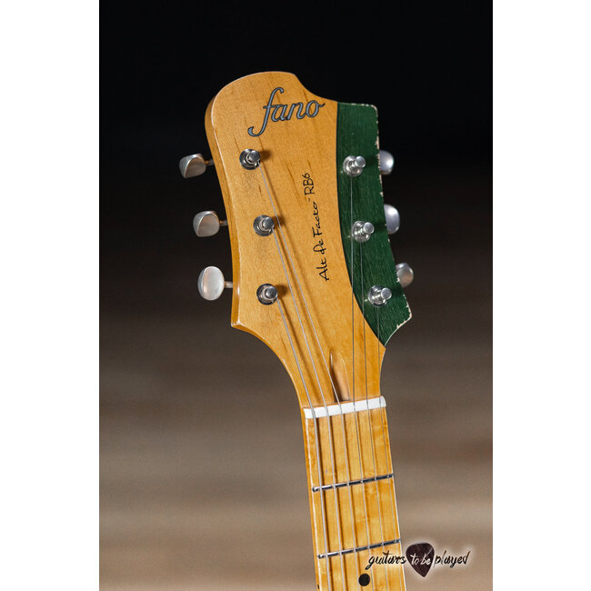 Fano RB6T Alt de Facto Thinline Lollar P-90 Guitar w/ Descendant –Cadillac Green
