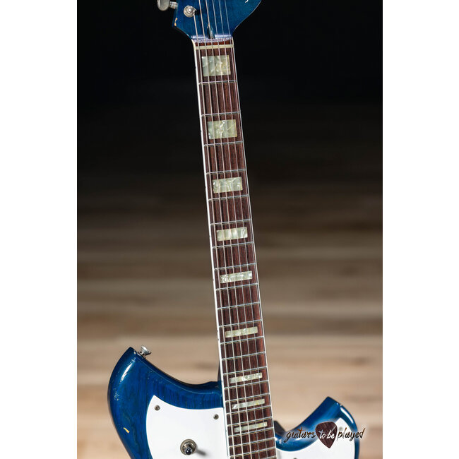 Novo Signature Miris J Semi-Hollow Guitar w/ Lollar DC-90s– H2O Glow