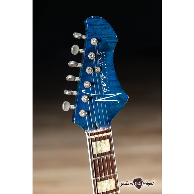 Novo Signature Miris J Semi-Hollow Guitar w/ Lollar DC-90s– H2O Glow