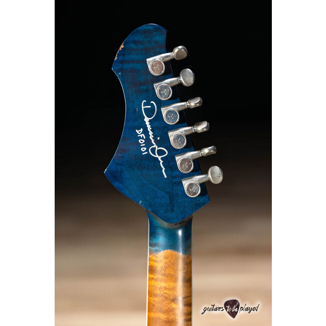 Novo Signature Miris J Semi-Hollow Guitar w/ Lollar DC-90s– H2O Glow