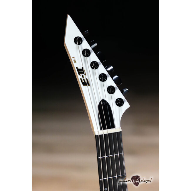 ESP E-II M-I NT Neck Thru Fishman Guitar w/ Case – Snow White