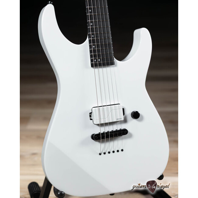 ESP E-II M-I NT Neck Thru Fishman Guitar w/ Case – Snow White