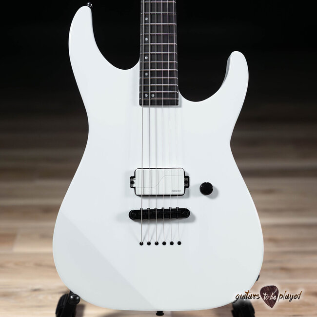 ESP E-II M-I NT Neck Thru Fishman Guitar w/ Case – Snow White