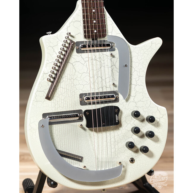 Danelectro Coral Electric Sitar – White Crackle