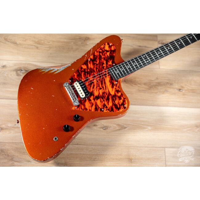 Fano PX6 Alt de Facto Mahogany Set Neck Guitar w/ Wraptail – Candy Apple Orange