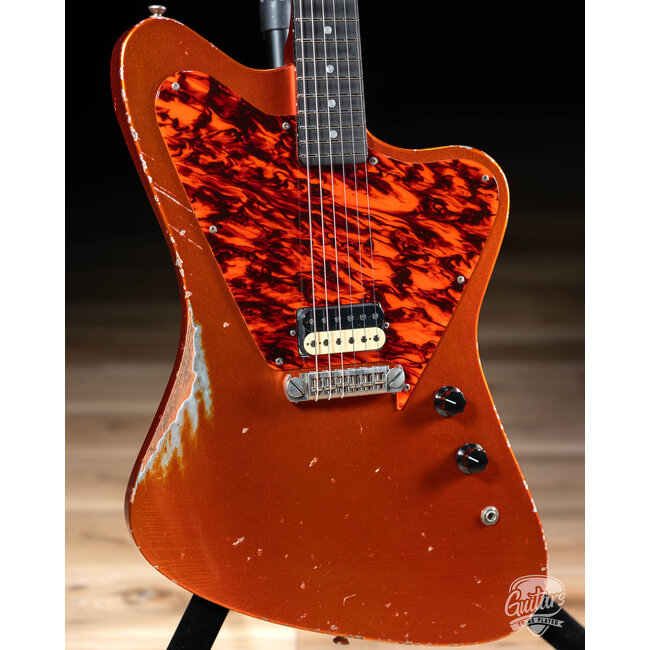 Fano PX6 Alt de Facto Mahogany Set Neck Guitar w/ Wraptail – Candy Apple Orange