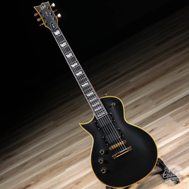 ESP LTD Deluxe EC-1000 LH Left-Handed EMG Guitar – Vintage Black