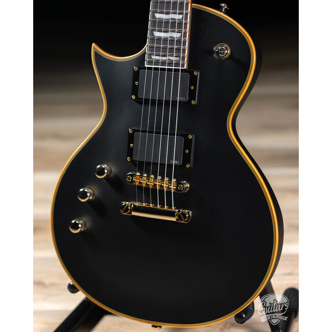 ESP LTD Deluxe EC-1000 LH Left-Handed EMG Guitar – Vintage Black