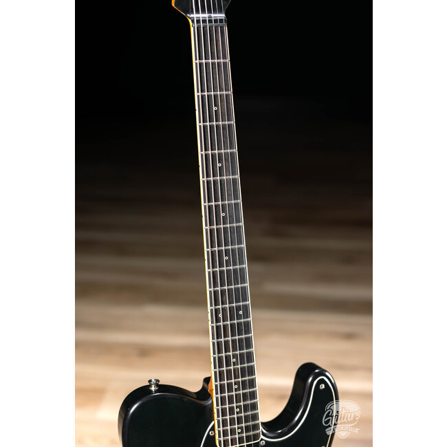 Shabat Lion Special Swamp Ash Baritone w/ Ebony Fretboard & Lollar P-90s – Black