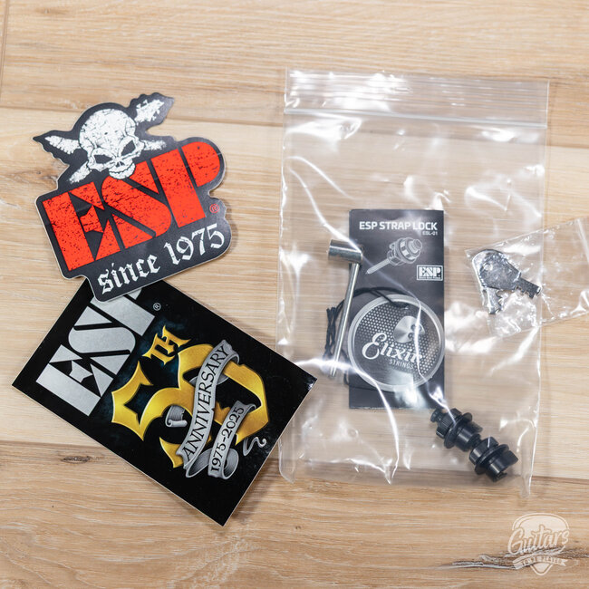 ESP E-II M-II 7 NT Bare Knuckle 7-String Guitar w/ Case – Purple Natural Fade