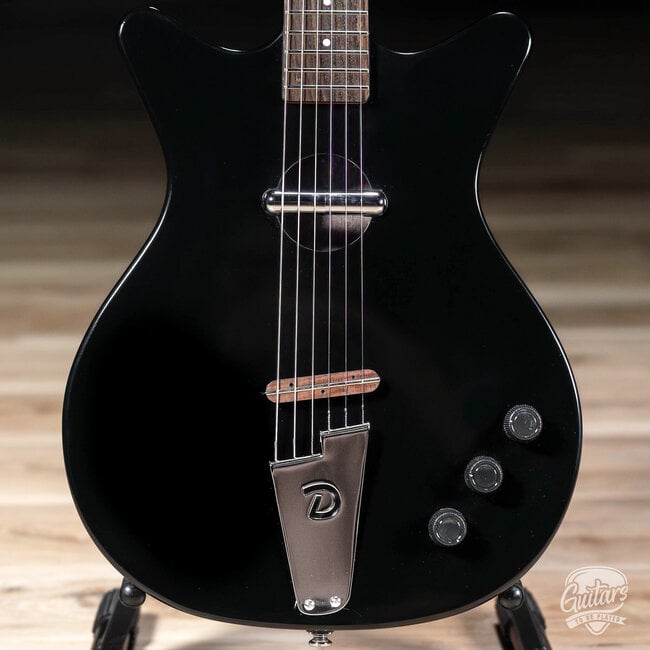 Danelectro Convertible Thinline Acoustic/Electric Guitar – Black