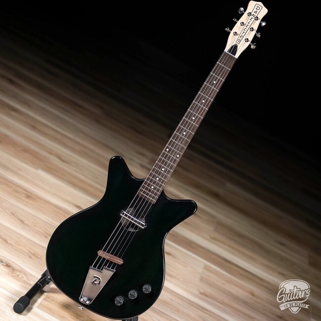 Danelectro Convertible Thinline Acoustic/Electric Guitar – Black