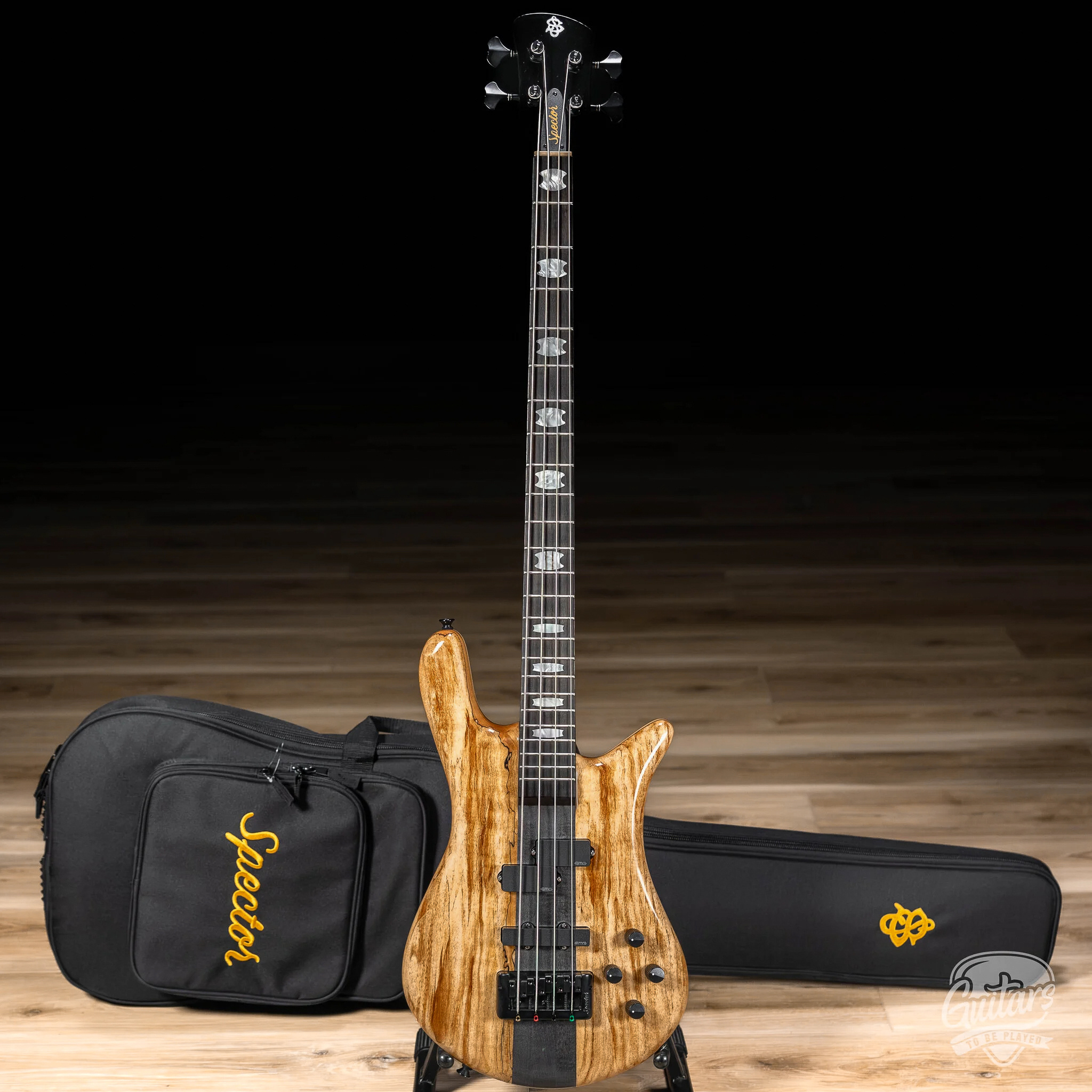 Spector Euro 4 CST Limited Run 4-String EMG Bass – Spalted Maple