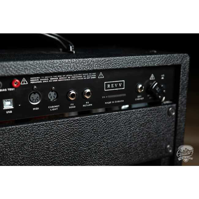 Revv Amps D25 1x12 25/5W Combo Amp w/ Footswitch – Black