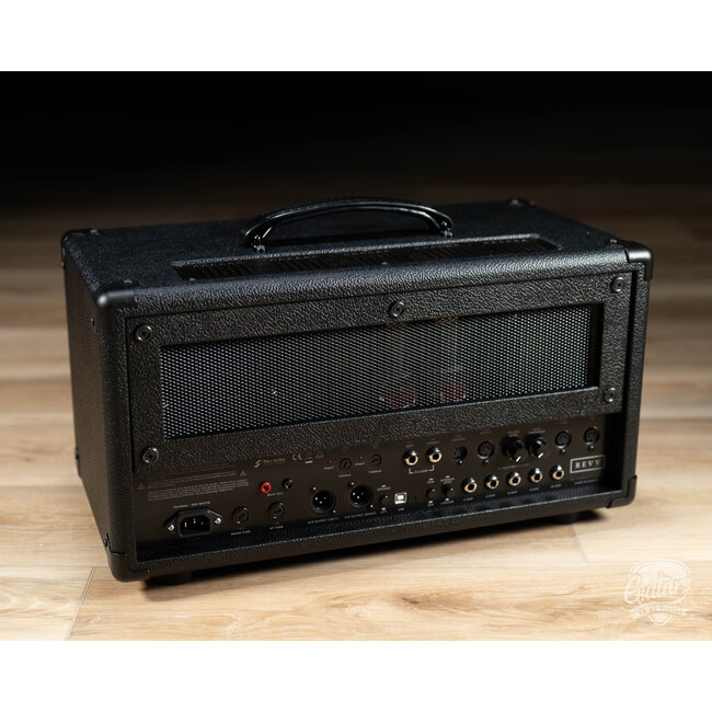Revv G50 50/10W 3-Channel EL34 Tube Amp Head w/ Footswitch – Black