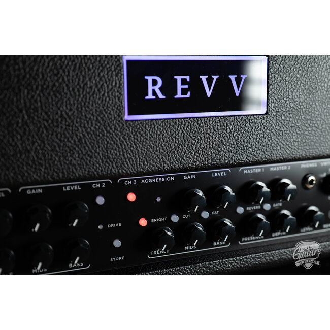 Revv G50 50/10W 3-Channel EL34 Tube Amp Head w/ Footswitch – Black