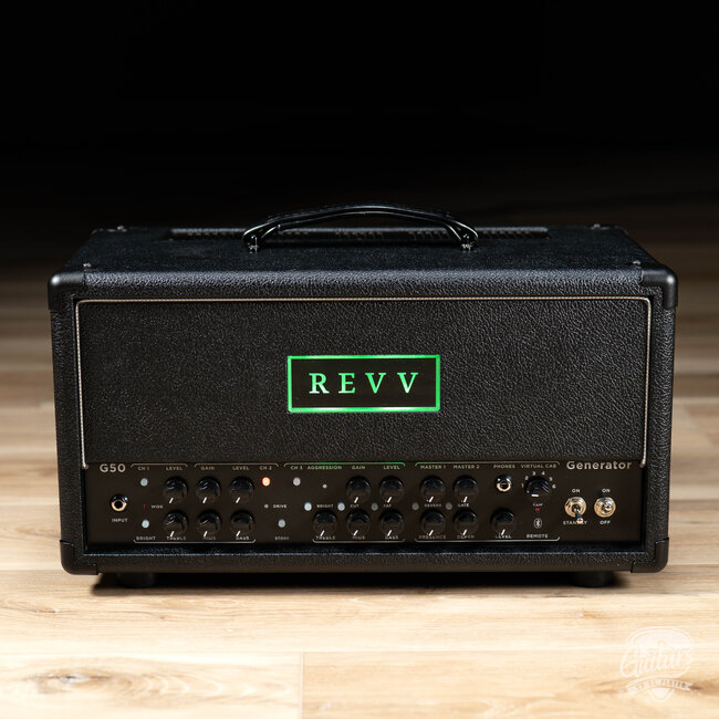 Revv G50 50/10W 3-Channel EL34 Tube Amp Head w/ Footswitch – Black