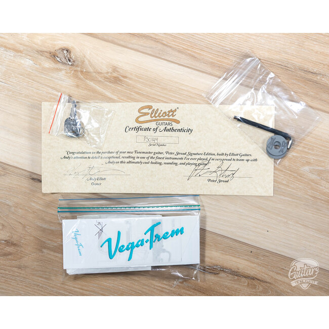 Elliott Peter Stroud Tonemaster Guitar w/ VegaTrem – Vanilla Shake