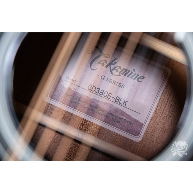 Takamine GD38CE 12 String Dreadnought Acoustic Electric w/ Bag – Black