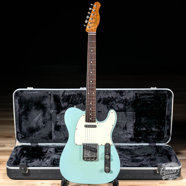 Xotic XTC-1 Alder T-Style w/ Roasted Flame Maple Neck & Rosewood – Sonic Blue