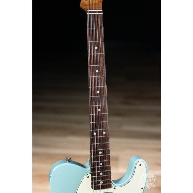 Xotic XTC-1 Alder T-Style w/ Roasted Flame Maple Neck & Rosewood – Sonic Blue