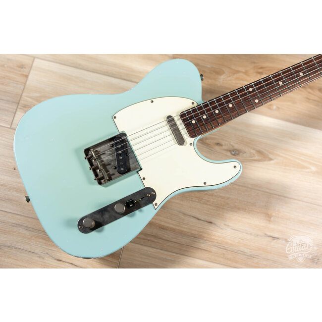 Xotic XTC-1 Alder T-Style w/ Roasted Flame Maple Neck & Rosewood – Sonic Blue