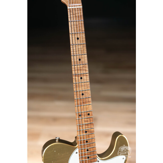 Xotic XTC-TL Alder Thinline T-Style w/ Roasted Flame Maple Neck – Aztec Gold