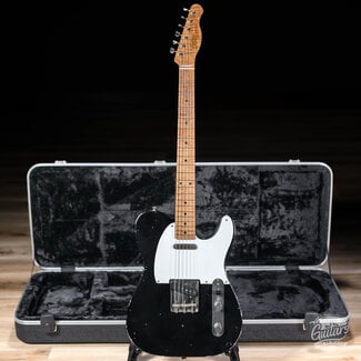 Xotic Xotic XTC-1 Alder T-Style w/ Roasted Flame Maple Neck – Black