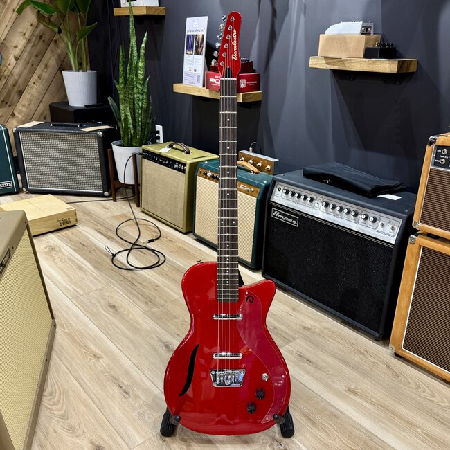 Danelectro "Vintage" Baritone Electric Guitar – Metallic Red