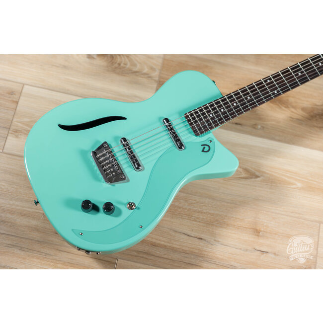 Danelectro "Vintage" Baritone Electric Guitar – Dark Aqua