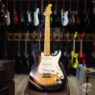 Used 2019 Whitfill S-Style Maple Neck Guitar w/ Case – 2-Tone Burst