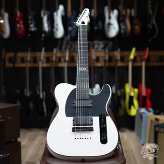 ESP Guitars ESP E-II T-B7 Baritone 7-String EMG Guitar w/ Case – Snow White (B-stock)