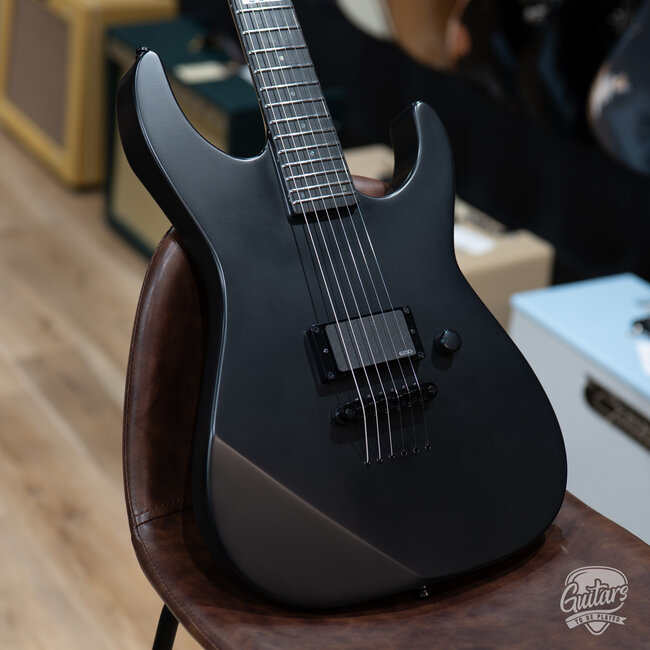 ESP E-II M-I NT Neck Thru EMG Guitar w/ Case – Black Satin (B-Stock)