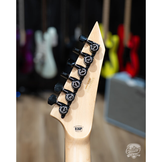 ESP E-II M-I NT Neck Thru EMG Guitar w/ Case – Black Satin (B-Stock)