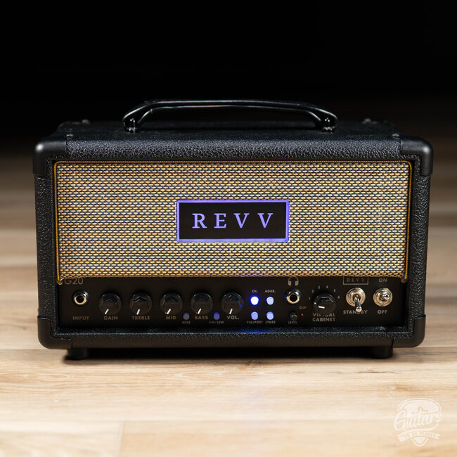 Revv G20TS 20/4W 2-Channel 6V6 Tube Amp Head – Black