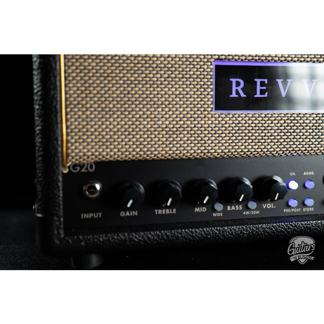Revv G20TS 20/4W 2-Channel 6V6 Tube Amp Head w/ 2x12 G12H-75 Cab & Speaker Cable