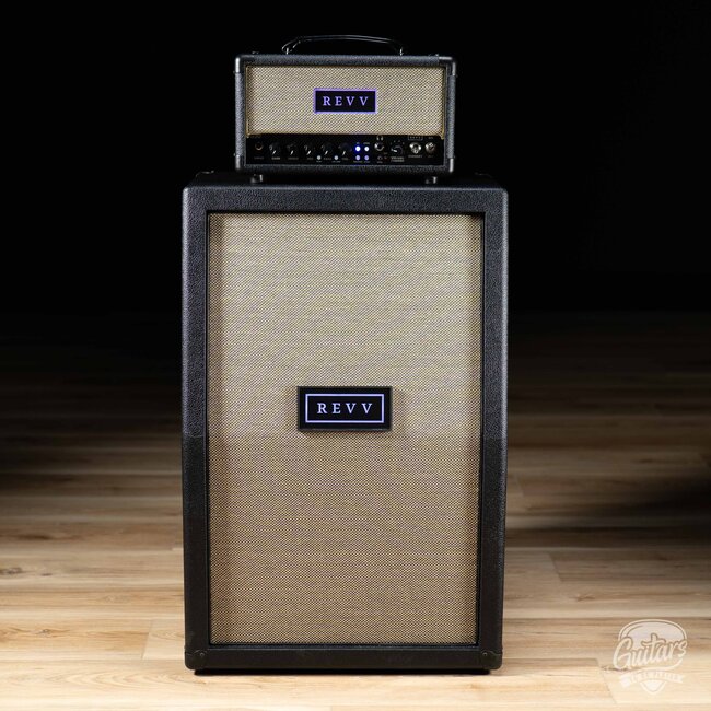 Revv G20TS 20/4W 2-Channel 6V6 Tube Amp Head w/ 2x12 G12H-75 Cab & Speaker Cable