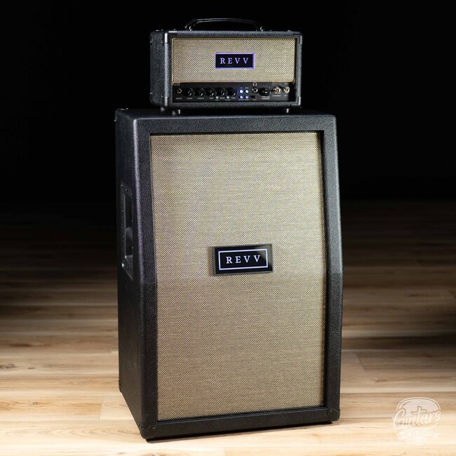 Revv G20TS 20/4W 2-Channel 6V6 Tube Amp Head w/ 2x12 G12H-75 Cab & Speaker Cable