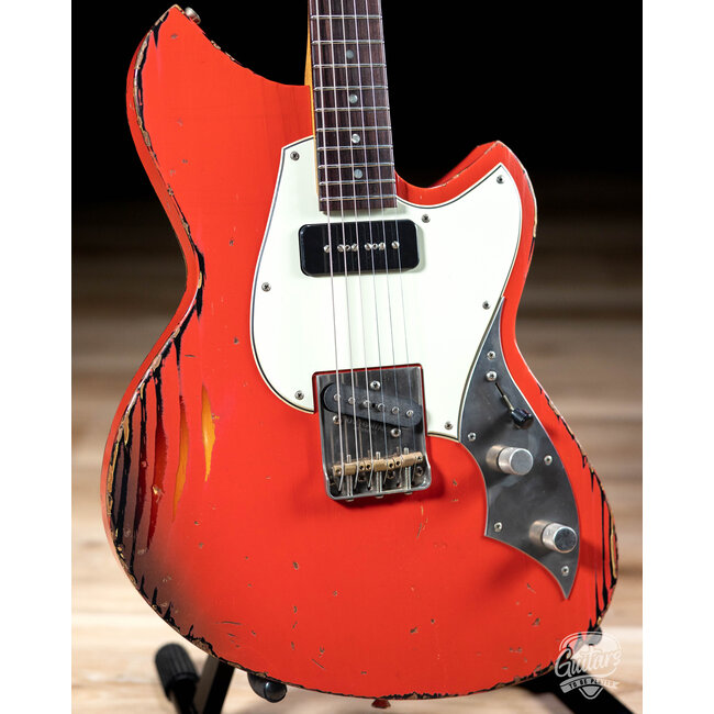 Novo Dealer Limited Serus T Guitar – Fiesta Red over '64 3-Tone Burst