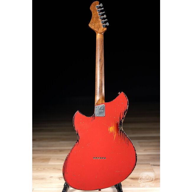 Novo Dealer Limited Serus T Guitar – Fiesta Red over '64 3-Tone Burst