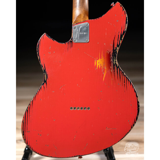 Novo Dealer Limited Serus T Guitar – Fiesta Red over '64 3-Tone Burst