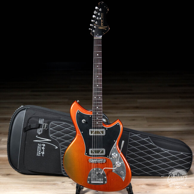 Novo Custom Serus J Guitar w/ Lollar Gold Foils – Faded Sparkling Burgundy