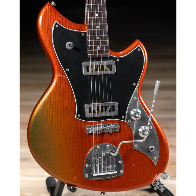 Novo Custom Serus J Guitar w/ Lollar Gold Foils – Faded Sparkling Burgundy